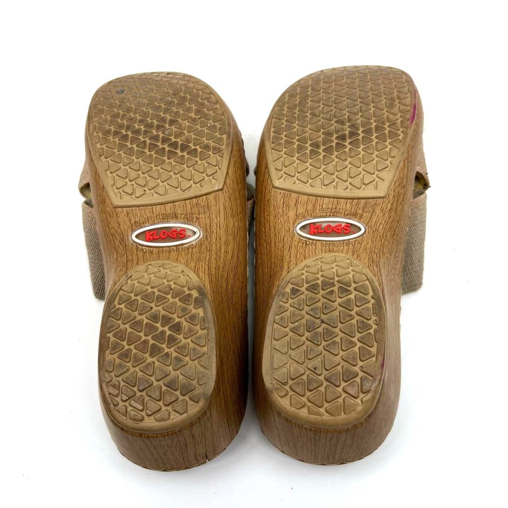 KLOGS Beige Slide Clogs Women's 7 US - Picture 8 of 9